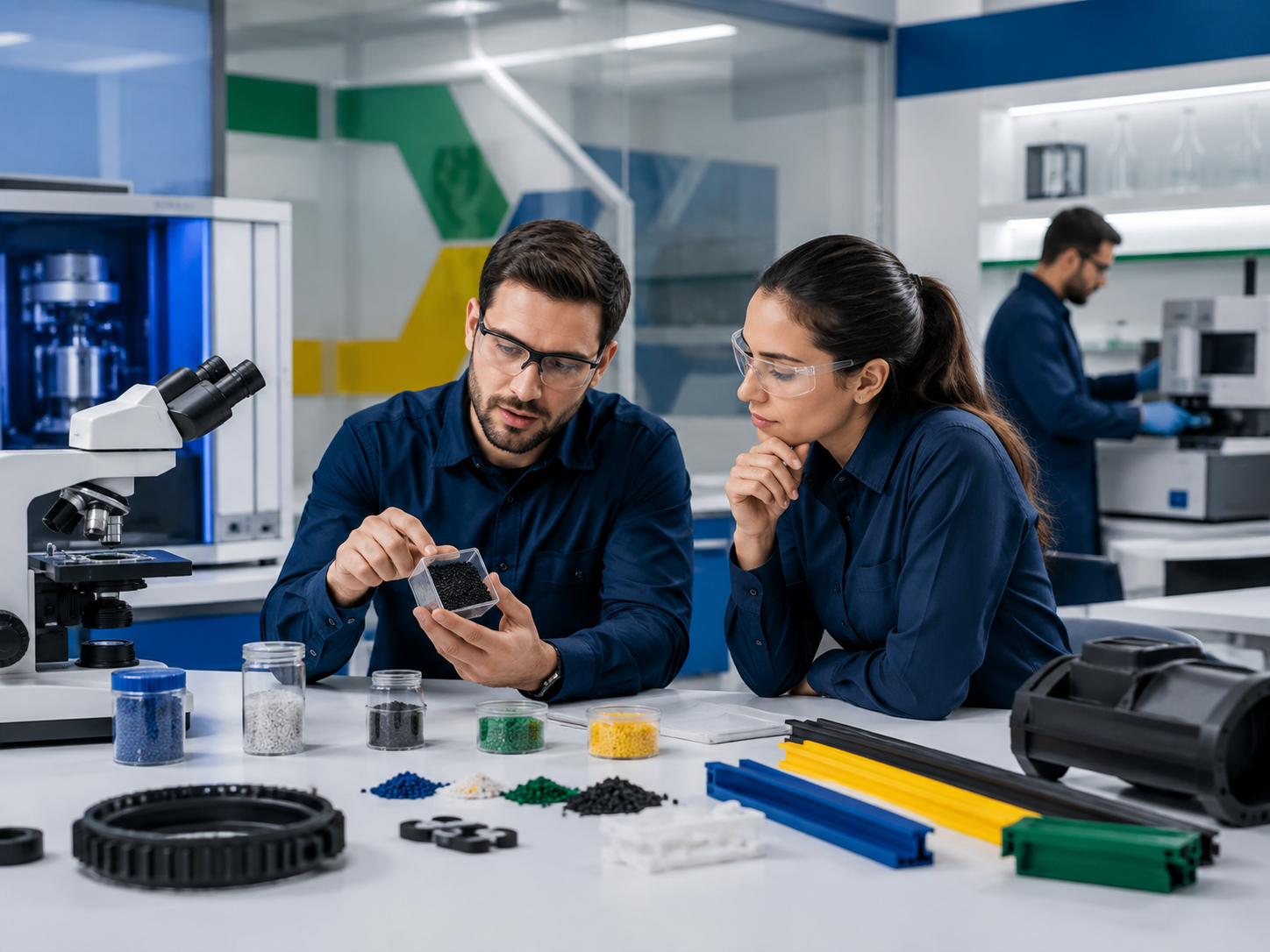 Suporte técnico e análise de materiais da MAXPLAS
